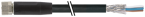 Konektor M8 żeński, 0° z wolnym końcem przewodów 