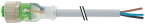 Konektor M12 żeński, prosty z LED z wolnym końcem przewodów 