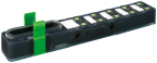 Exact8, 10xM8, 3pol., Grundmodul NPN-LED's 