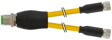 Konektor-trójnik M12 - M8 żeński, prosty  7000-40821-0300500