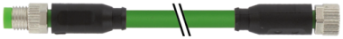 Konektor M8 męski 0° - M8 żeński 0°, ekranowany EC  7000-89831-7910500