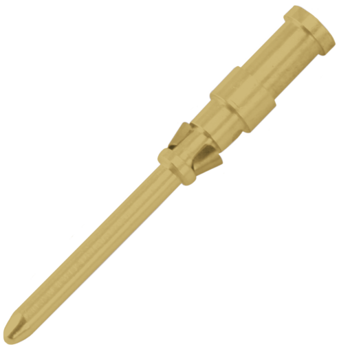 Pin 1,6mm męski pozłacany 0,75-1 mm² op=100szt 