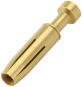 Pin 2,5mm żeński, pozłacany 1,5mm2 op=100szt 