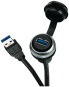 Złącze panelowe MSDD USB 3.0, przewód 1,5m