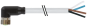 Konektor M8 męski, kątowe z wolnym końcem przewodów 