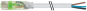 Konektor M8 żeński, prosty z LED z wolnym końcem przewodów