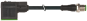 Konektor zaworowy MSUD typ A 18mm - M12 męski, prosty